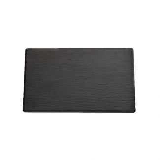 Paliktnis GN1/2 SLATE melamīna 32.5x26.5x1.2cm melns